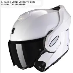 Casco Scorpion Exo Tech Evo Solid Bianco Lucido