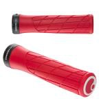 Manopole bici Ø22 Ergon Mountain GA2 Rosse