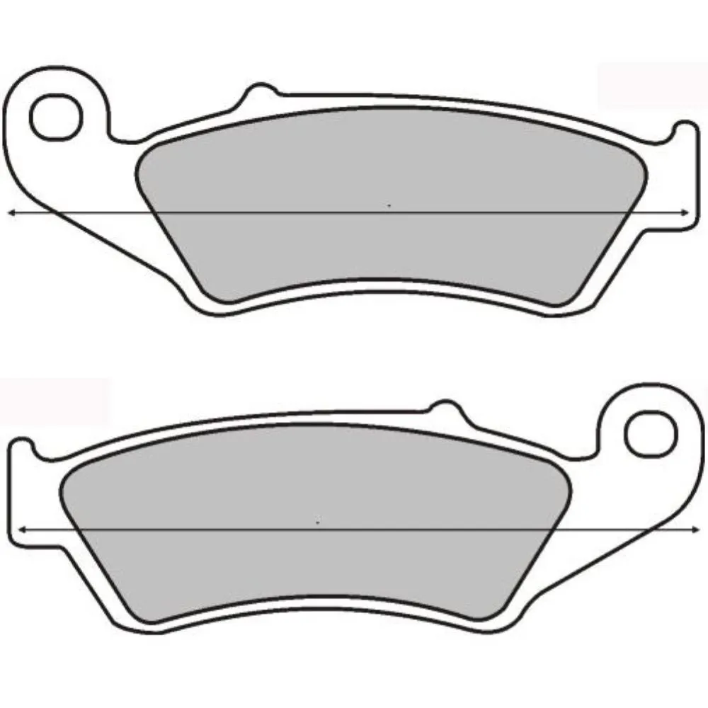 Pastiglie freni moto HP Brakes 0923 ( 07KA17 ) - Sinterizzate