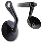 Specchio Montana, fissaggio esterno manubrio Ø22/25,4mm (E) Nero