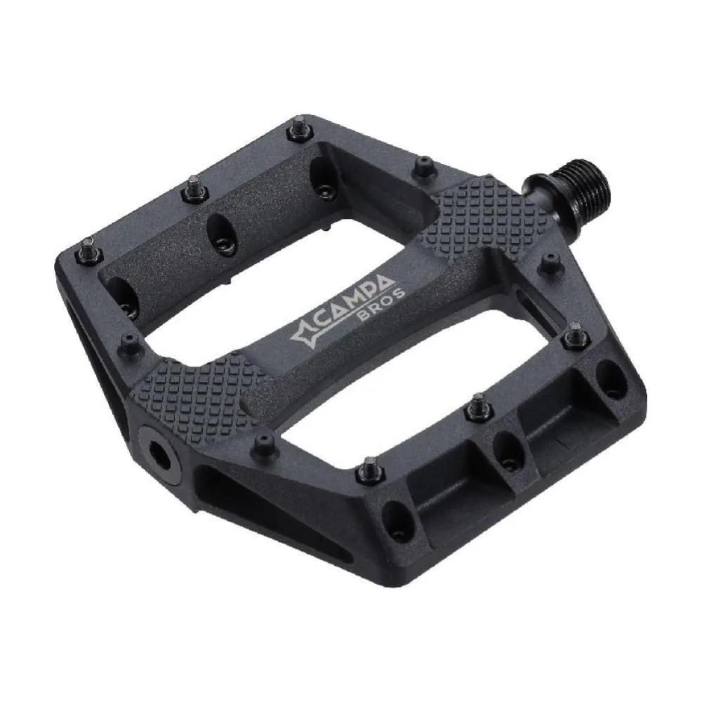 Pedali Campa Bros Assault V composito, Nero