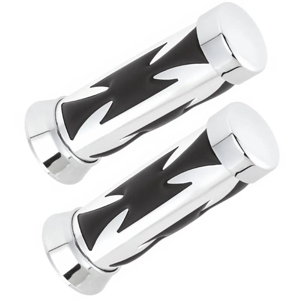 Manopole moto Ø22 chiuse Maltese Cross