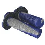 Manopole moto Ø22 chiuse Scott Duece + Donut Grip Grigio/Blu