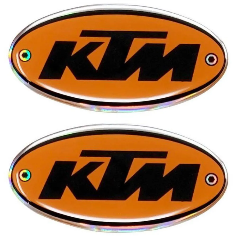 Stemmi 3D ovali KTM, 2pz.