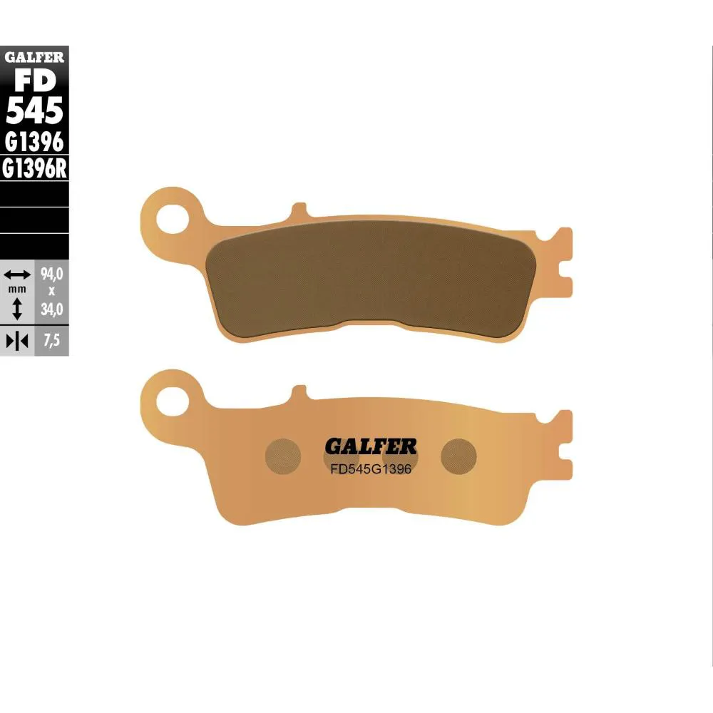 Pastiglie freni moto Galfer FD545G1396 ( 07YA55 ) - Sinterizzate