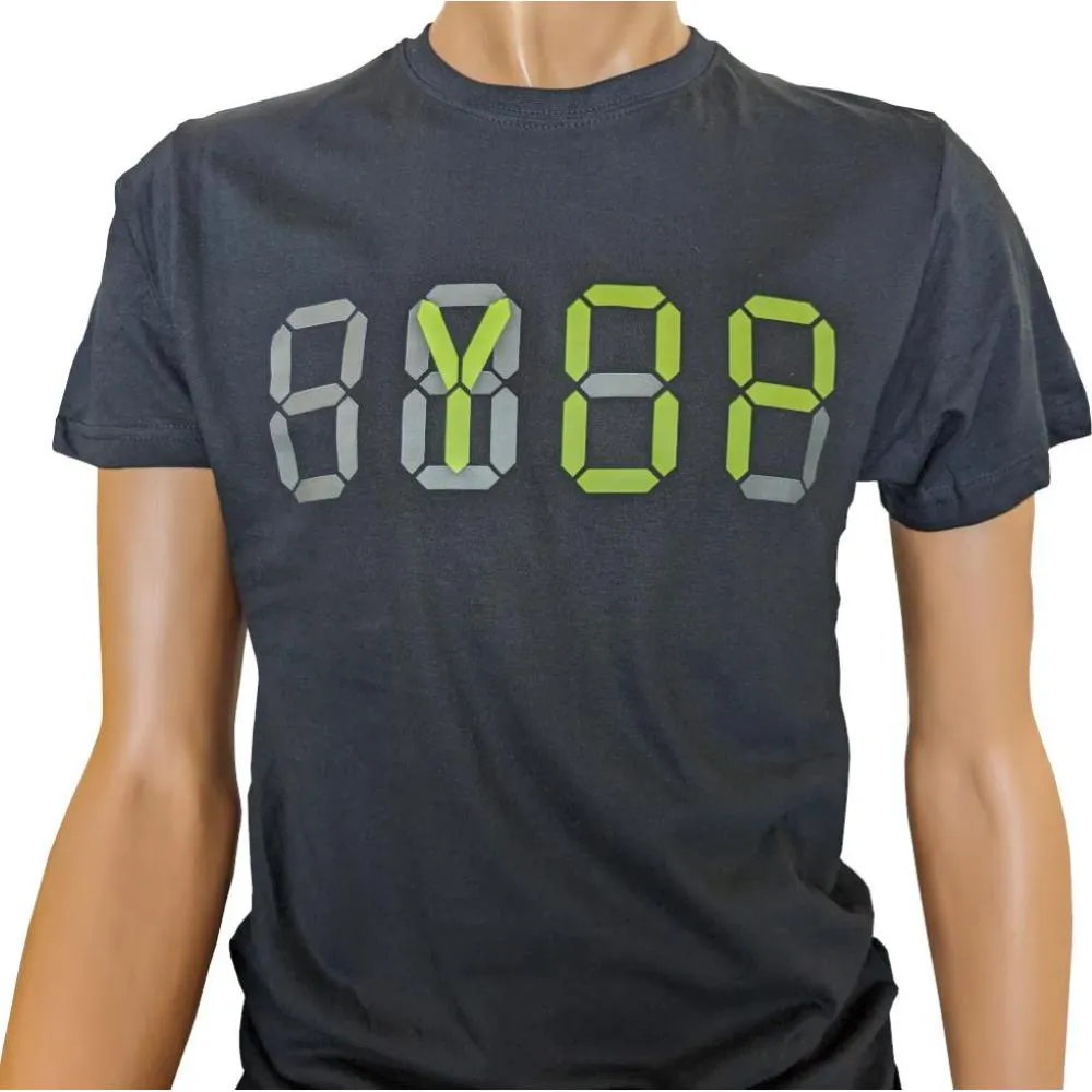 T-shirt Yop Print Time Nera