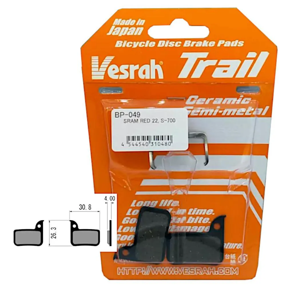 Set Pastiglie Freno Vesrah® Trail Sram (2pz)