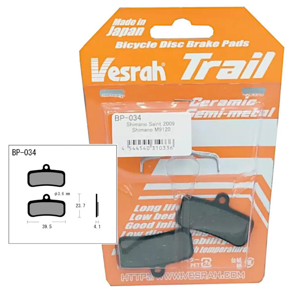 Set Pastiglie Freno Vesrah® Trail Shimano/TRP (2pz)