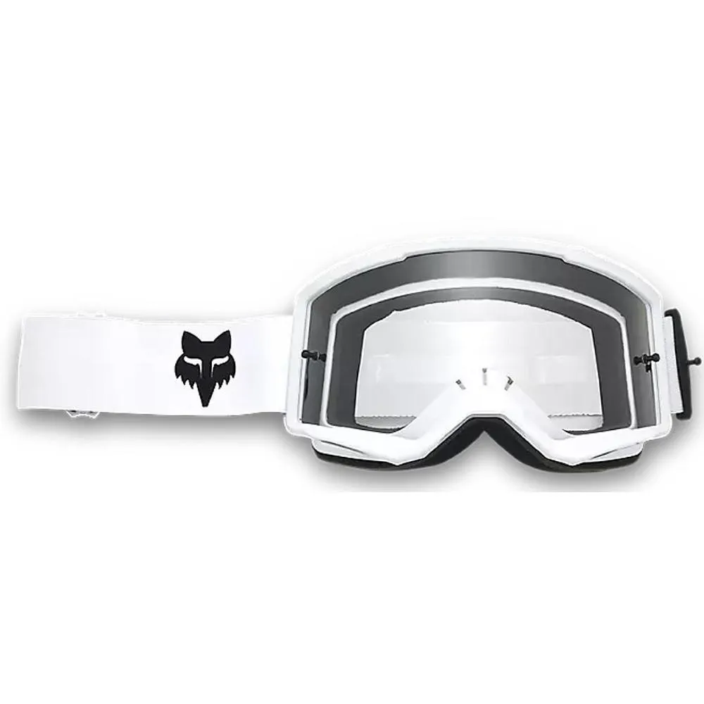 Occhiali MX Fox Main Core FX25 White, lente Trasparente