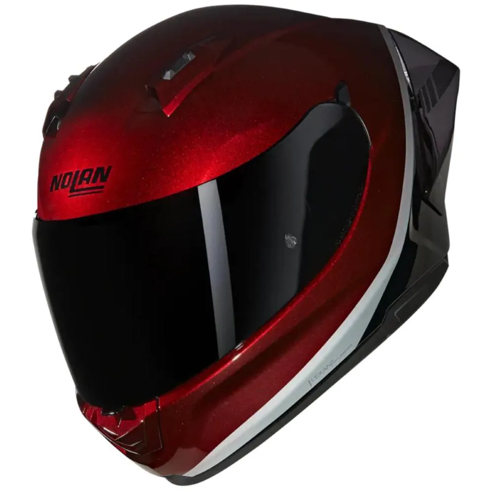 Casco Nolan N60.6 Sport ECE22.06 Rosso viscerale Nero Grigio, taglia S