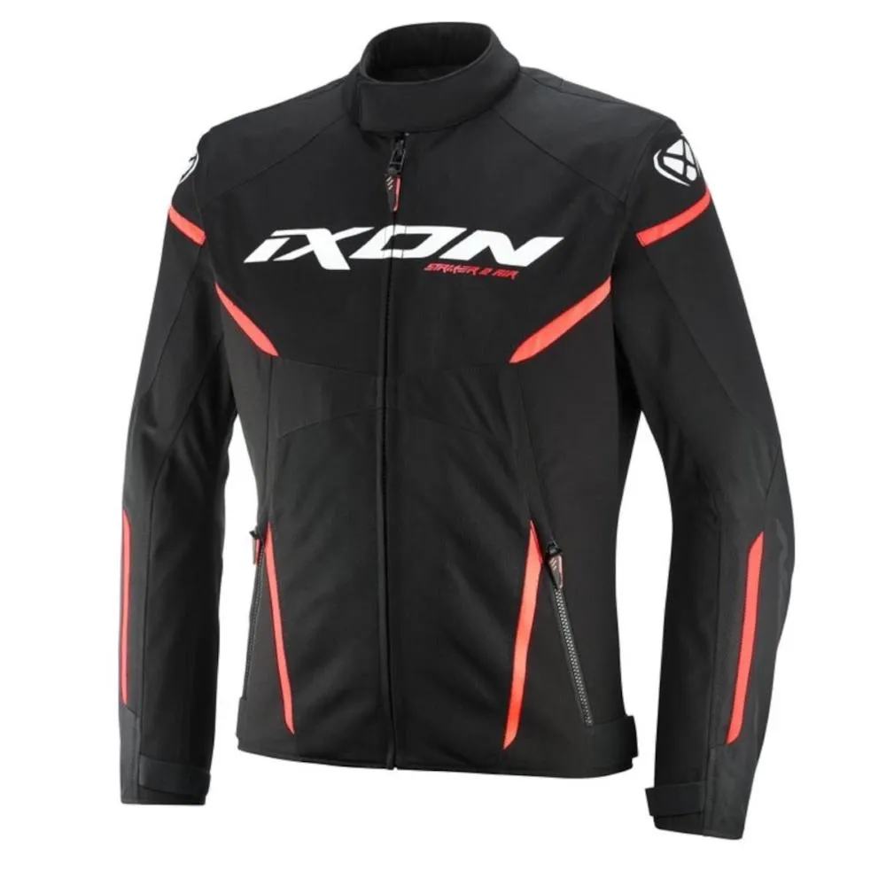 Giacca Ixon (CE) Striker 2 Air WP 2in1 estiva, Nero Bianco Rosso, taglia S