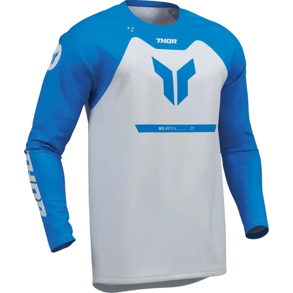 Maglia cross Thor Ridemode Menace Blue