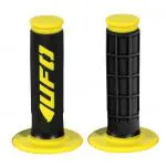 Manopole moto Ø22 chiuse Ufo Challenger Cross/Enduro, Giallo