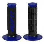 Manopole moto Ø22 chiuse Ufo Challenger Cross/Enduro, Nero Blu