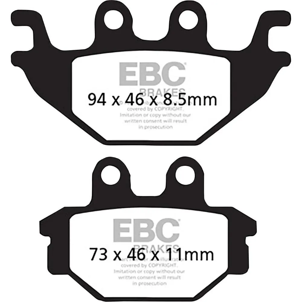 Pastiglie freni moto EBC SFAC377 (07GR52) - Organiche
