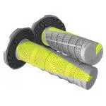 Manopole moto Ø22 chiuse Scott Duece + Donut Grip Grey neon Yellow