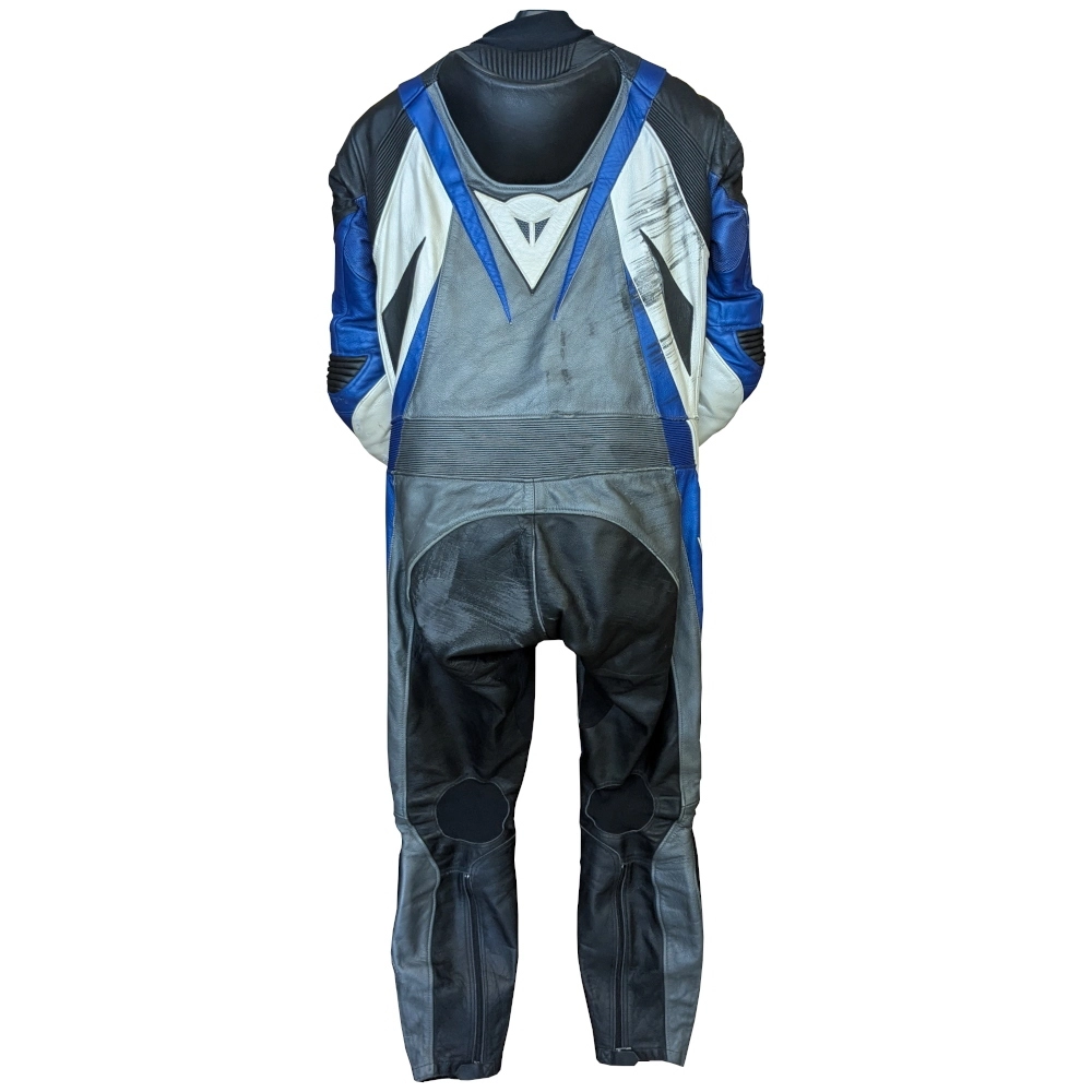 Usato: Tuta intera Dainese® Nero Bianco Blu, taglia 52
